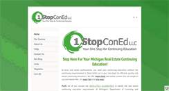 Desktop Screenshot of 1stopconed.com